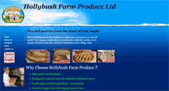 Desktop Screenshot of hollybushfarmproduce.co.uk