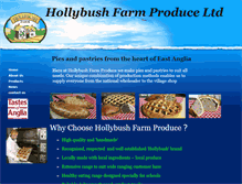 Tablet Screenshot of hollybushfarmproduce.co.uk